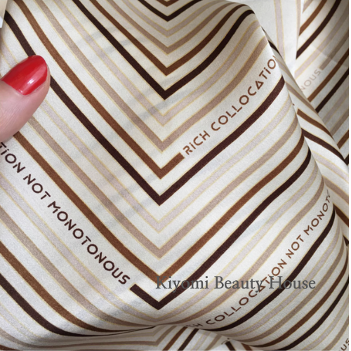 100% Mulberry Silk Striped Scarf