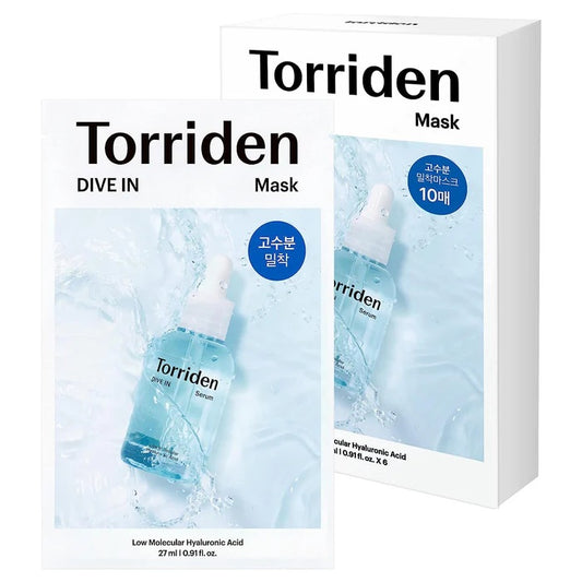 Torriden Dive In Low Molecular Hyaluronic Acid Mask (10pcs)