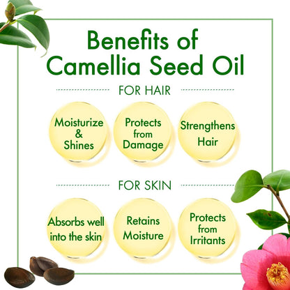 Kurobara pure camellia oil 47mL hair oil