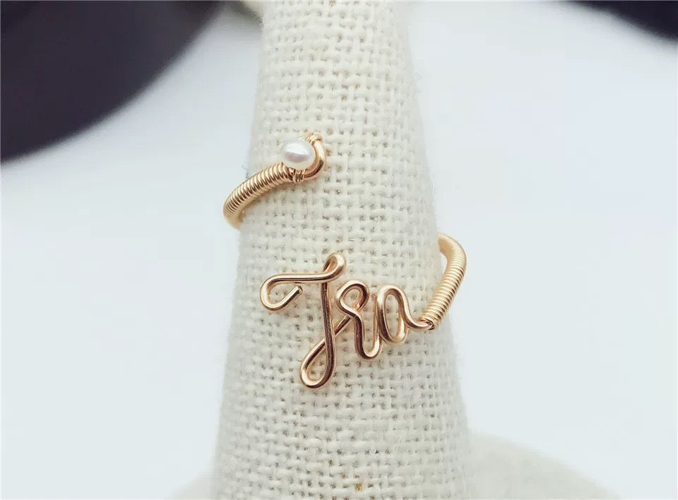 A personalized ring