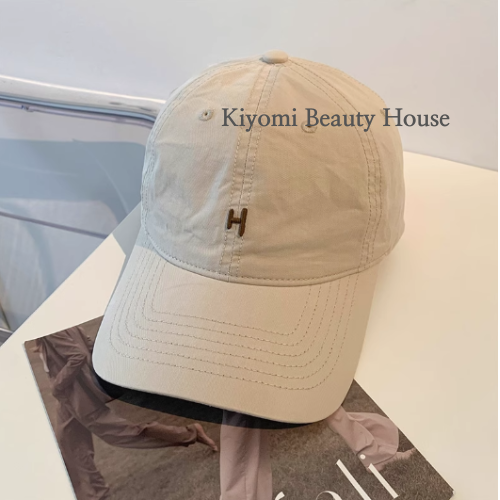 Minimalist H Embroidered Baseball Cap