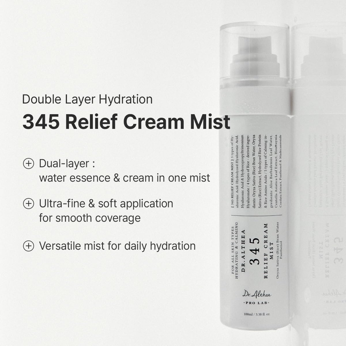 DR ALTHEA -- 345 Relief Cream Mist 100ml