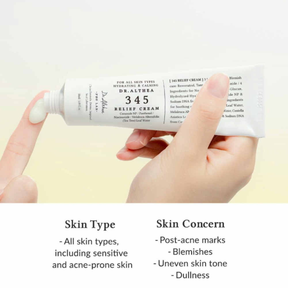 Dr. Althea 345 Relief Cream 50ml | 2026 Trending Korean Moisturizer