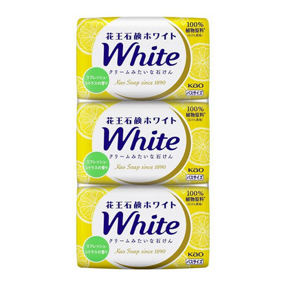 KAO White Creamy Soap Bar 130g x 3