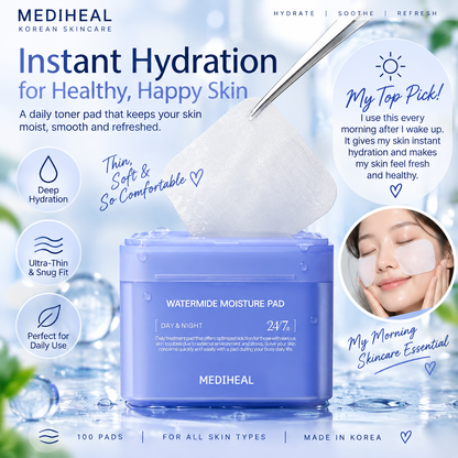 MEDIHEAL Watermide Toner Pad(100PCS)