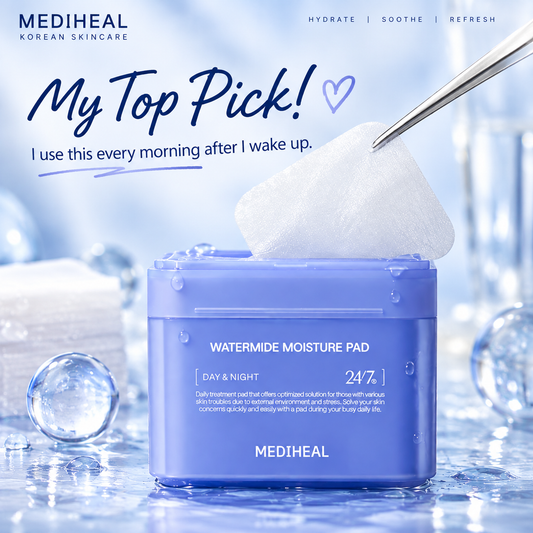 MEDIHEAL Watermide Toner Pad(100PCS)