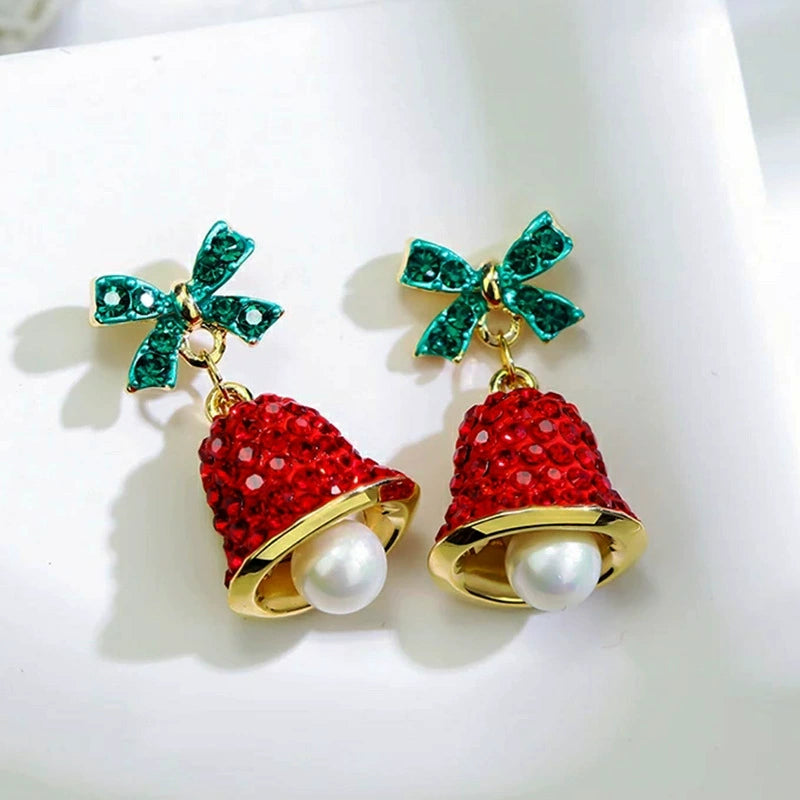 Christmas Earrings Collection-Jingle Bell Studs