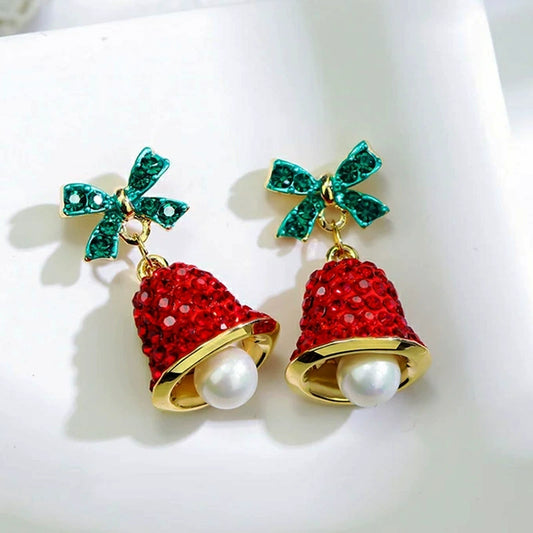 Christmas Earrings Collection-Jingle Bell Studs