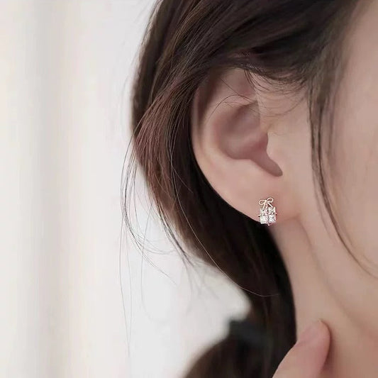 Christmas Reindeer & Gift Earrings