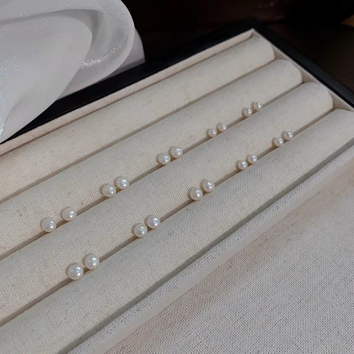 Natural Freshwater Pearl Stud Earrings