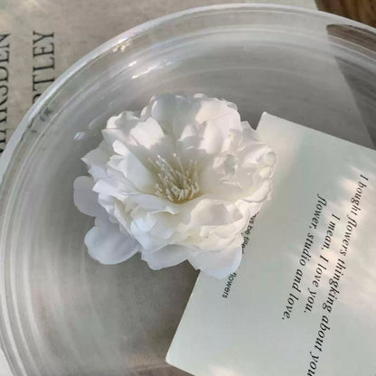 lifelike camellia hair clip
