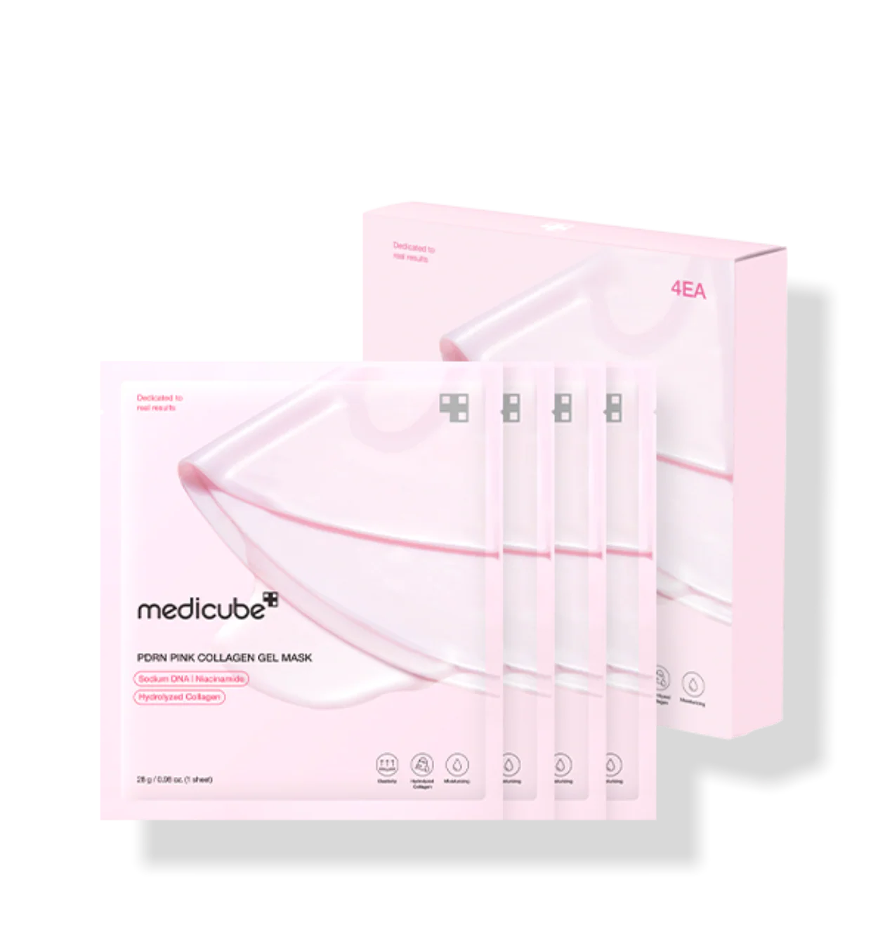 MEDICUBE PDRN Pink Collagen Gel Mask ( 1pc or 4 pcs)