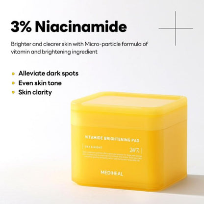 MEDIHEAL Vitamide Brightening Pad (100pcs)