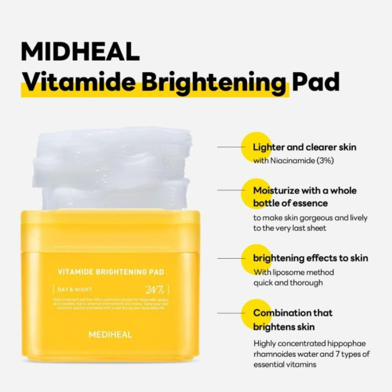 MEDIHEAL Vitamide Brightening Pad (100pcs)