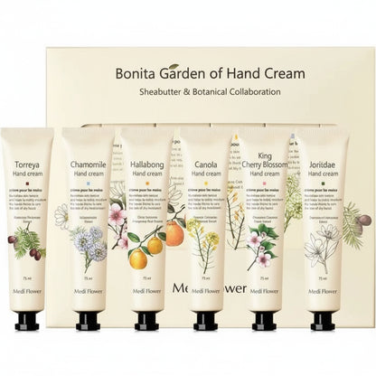 MEDI FLOWER Bonita Garden Hand Cream Set (75gx6)