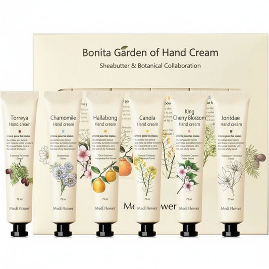 MEDI FLOWER Bonita Garden Hand Cream Set (75gx6)