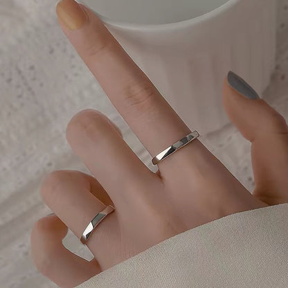 Minimalist Irregular Geometric Open Ring